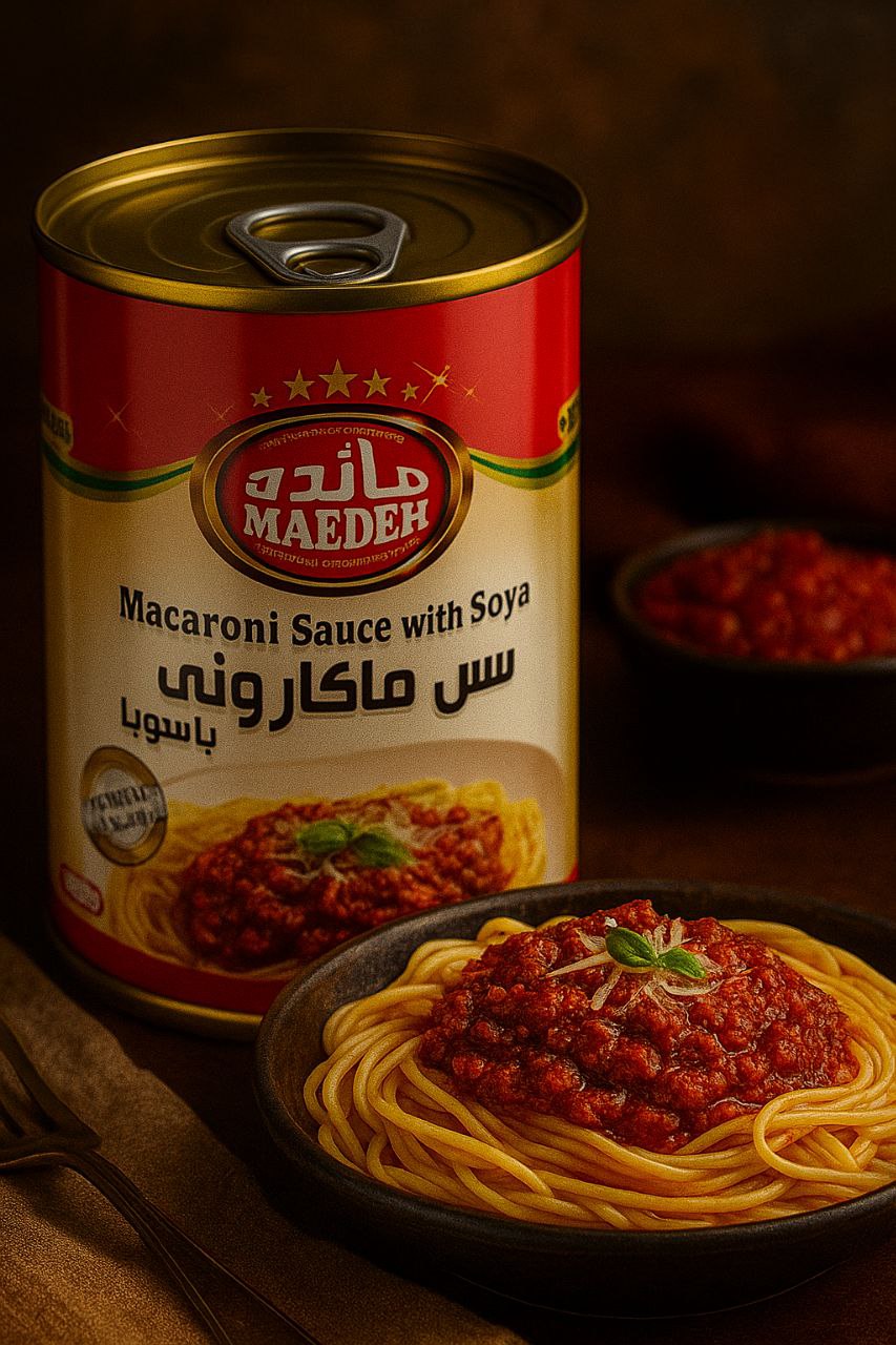 قیمت کنسرو سس ماکارونی با سویا + خرید عمده